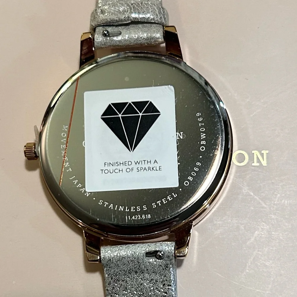 Olivia Burton Under The Sea Glitter Watch With 38mm MultiColored Face - Picture 5 of 9